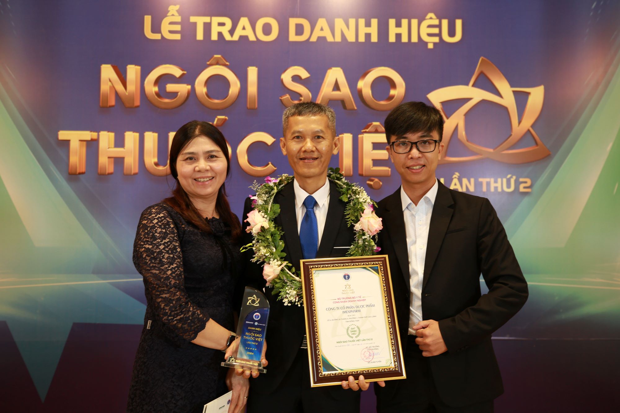 Imexpharm proudly receives the “Vietnam Pharmaceutical Star” award, reaffirming its leading position in EU-GMP quality in Vietnam