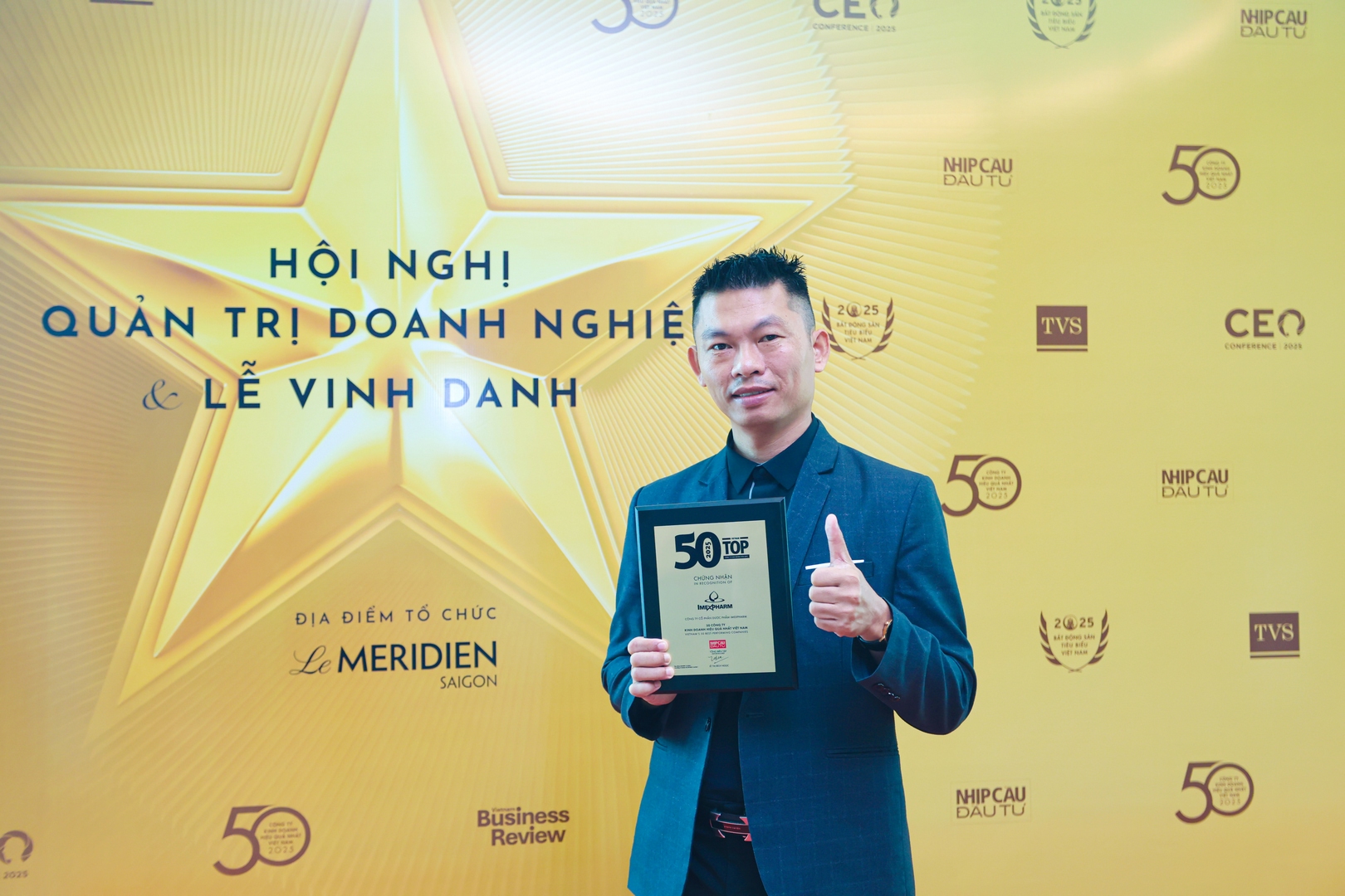 Imexpharm lần thứ 6 được vinh danh Top 50 Công ty Kinh doanh Hiệu quả nhất Việt Nam