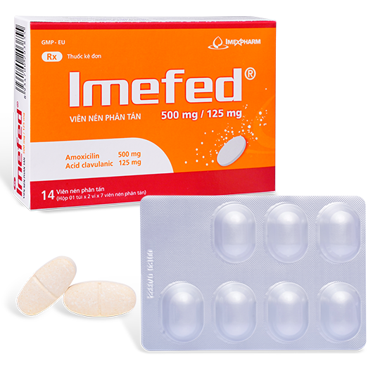 IMEFED®DT 500mg / 125mg