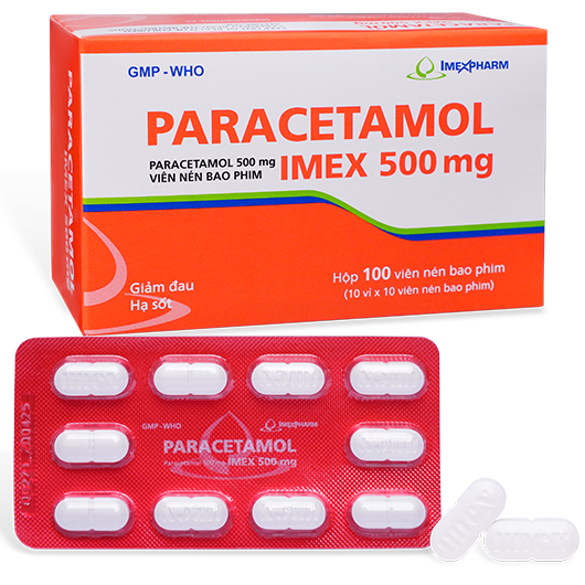 PARACETAMOL IMEX 500mg 100v