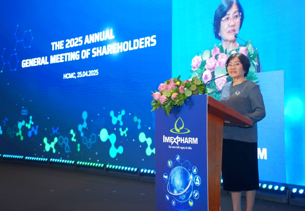 Bà Trần Thị Đào – Tổng Giám đốc Imexpharm chia sẻ chiến lược tăng trưởng 2025 Bà Trần Thị Đào – Tổng Giám đốc Imexpharm chia sẻ chiến lược tăng trưởng 2025